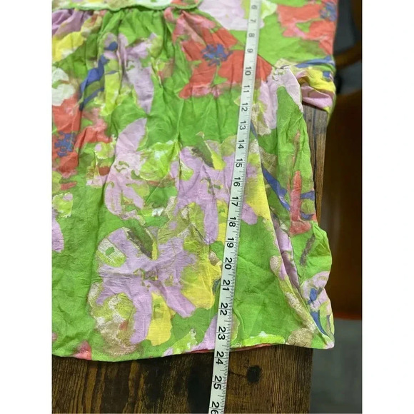 Hope&  Harlow Square Neck Floral Bohemian Blouse In Winsome Orchid / Multi SZ XL - Picture 8 of 12